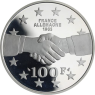 Frankreich-100Francs-1994-AGpp-deGaulleAdenauer-VS