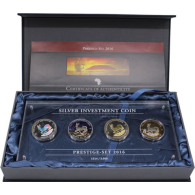 Gabun-4x1000Francs-2016-AG-Springbock-PrestigeSet2016-Etui