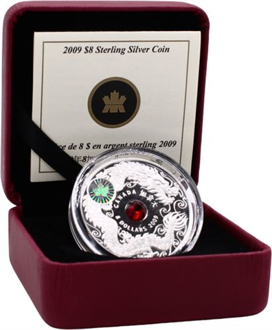 Kanada-8 Dollar-2009-AG-Maple of Wisdom-RS