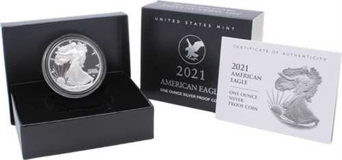 USA-1 Dollar-2021-AGpp-Silver Eagle neues Designe-RS