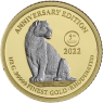 Gabun-1000 Francs-2022-AUpp-WeißRhod-Leopard-RS