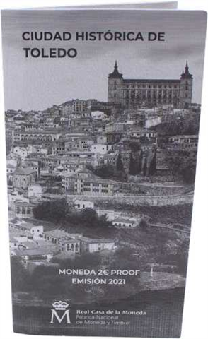 Spanien-2Euro-2021-PP-Toledo-Coincard