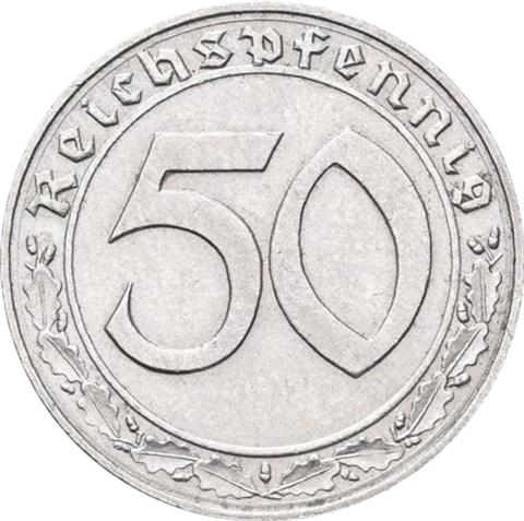 Drittes-Reich-50-Reichspfenning-1938-1939-Jäger-365-I