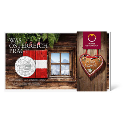 Österreich-10-Euro-2016-Silber-HGH-Aus-Kinderhand-Folder