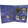 Mix-5xMedaillen-2002-10 Jahre Euro-Folder