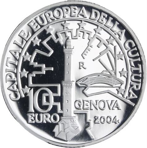Italien-10 Euro-2004-AGpp-Genova-VS