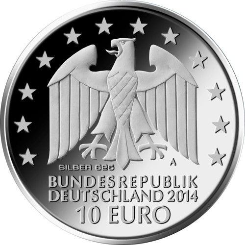 Deutschland 10 Euro Silbermünze 2014 PP Schadow