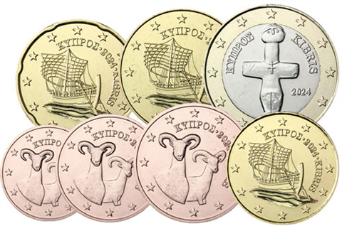 Zypern-1-cent-1-euro-2024-kleinmuenzensatz