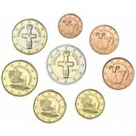 zypern-3-88-euro-Muenzen-2021-bfr-kms-lose-rollenware-1-cent---2-euro