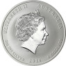 8 Dollar Silbermünze Jahr des Pferdes aus der Lunar Serie