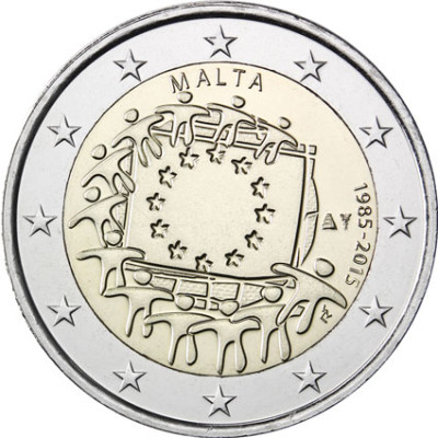 2 Euromünzen Europa Flagge 2015 kaufen