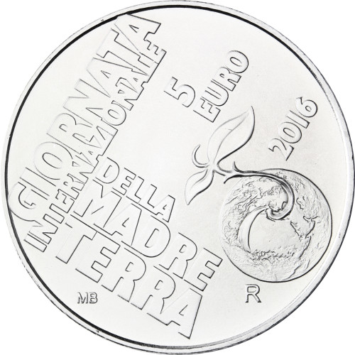 Kurssatz 2016 San Marino 2016 inkl. 5 Euro Int. Tag Mutter Erde 