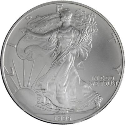 USA-1 Dollar-1995-AGstgl-Silver Eagle-RS