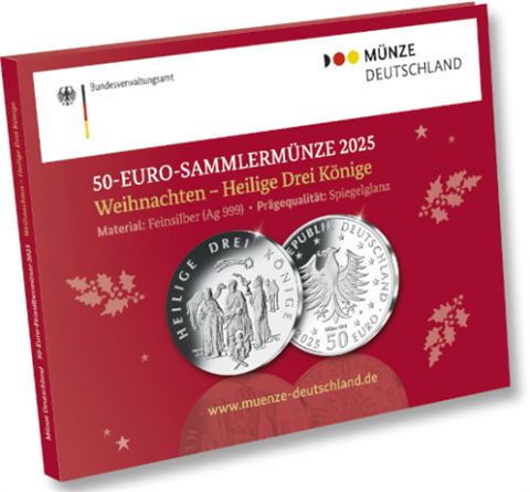 Deutschland-50Euro-2025-PP-Heilige-Drei-Könige-Folder