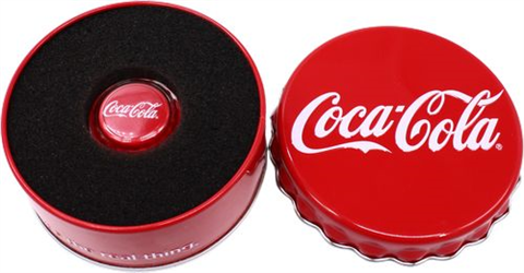 Fiji-1 Dollar-2018-AGpp-Cola Deckel-Etui
