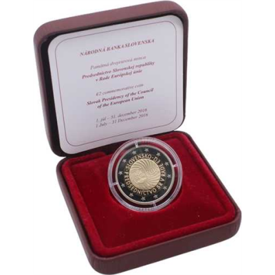 Slowakei-2 Euro-2016-PP-EU-Beitritt-Etui