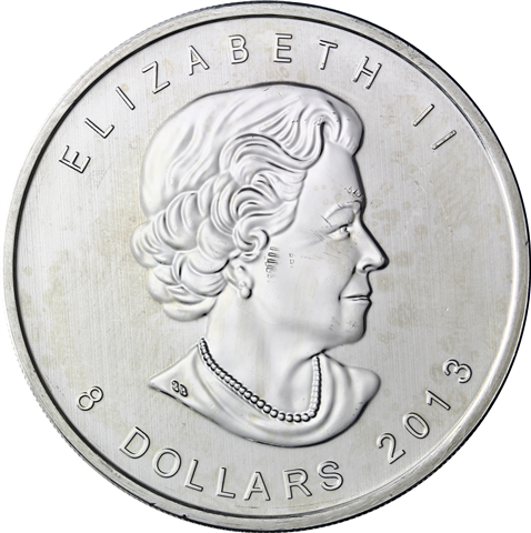 Kanada 8 Dollars 2013 BU 2. Wahl 1.2