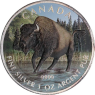 Kanada-5 Dollar-2013-Bison-AGstgl-Farbe-RS