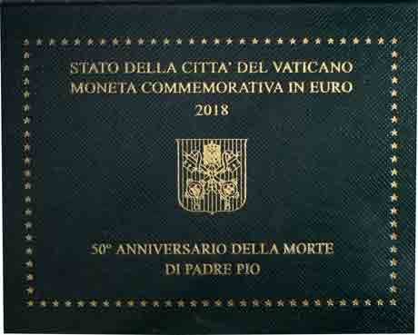 2 Euro Gedenkmünze Padre Pio online bei Ihrem Münzhändler bestellen