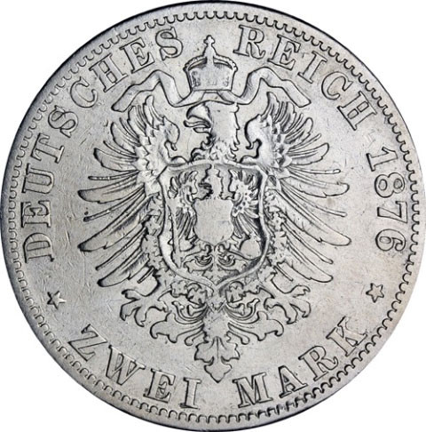 J.96 - Preußen 2 Mark - König Wilhelm I