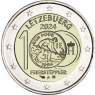 Luxemburg-2Euro-2024-Einführung-des-Francs-Feiersteppler-Füllhorn-RS