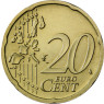 20 Euro Cent Kursmuenze Belgien 2013 