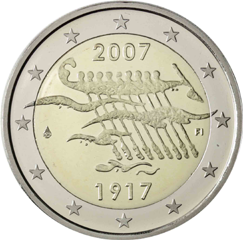 Finnland 2 Euro 2007 Unabhängigkeit-I