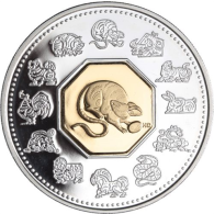 Kanada-15 Dollar-2008-AGpp-Ratte-RS