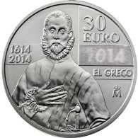 Spanien 30 Euro Silbermünzen 2014 El Greco 