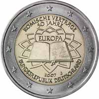 2-Euro-2007 Römische Verträge