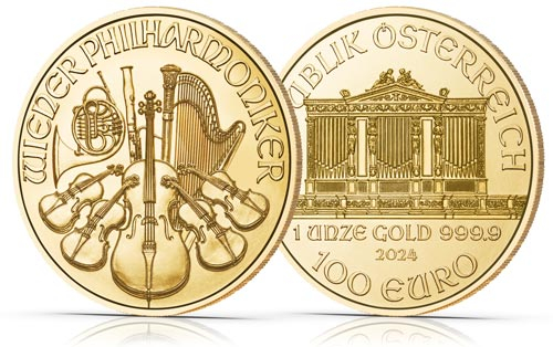 Wiener Phiilharmoniker Goldmünzen