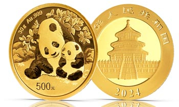 aktuelle China Panda Goldmünzen kaufen