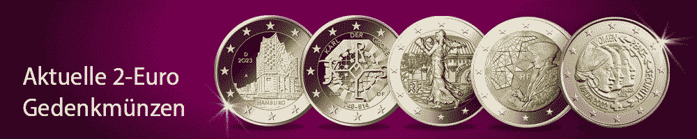 2 Euro Münze kaufen - Marktführer für 2 Euro Gedenkmünzen